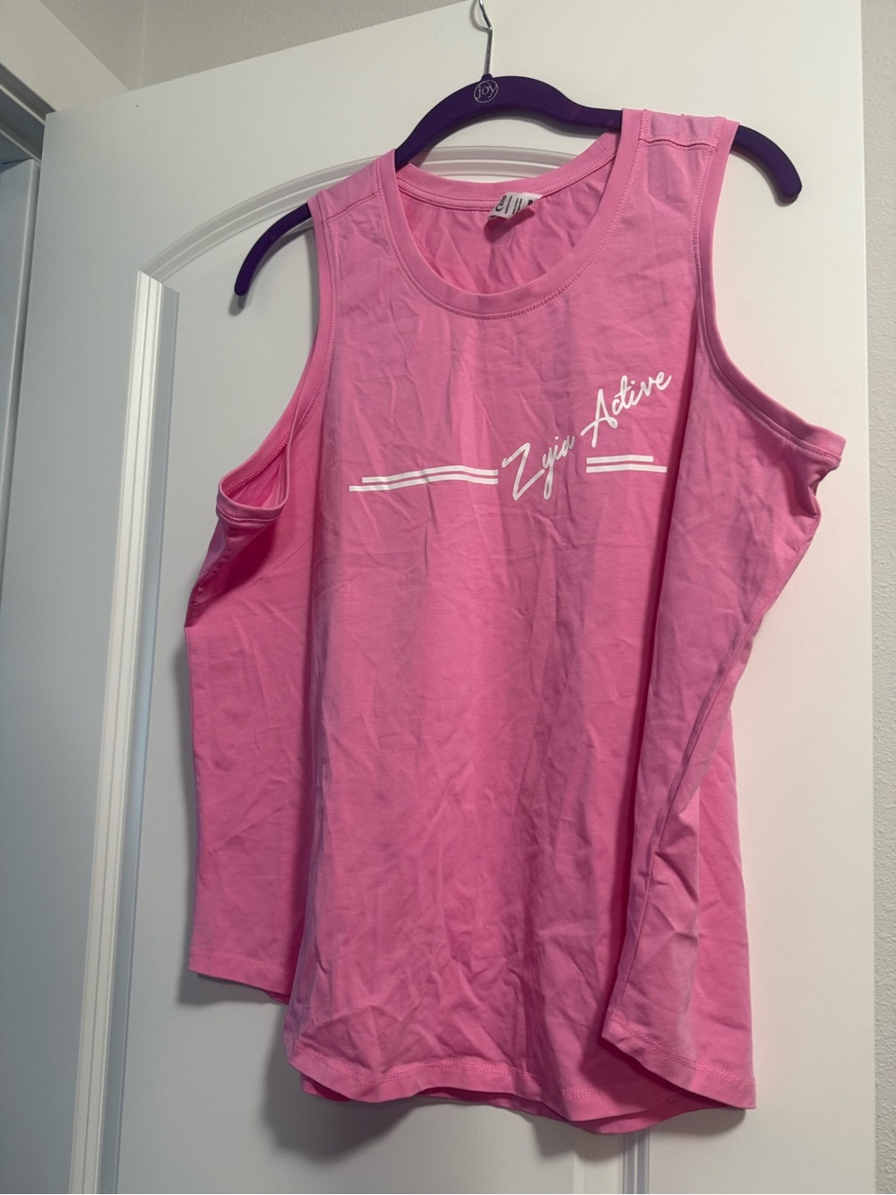 ZYIA Active Women's Pink Muscle Tank
